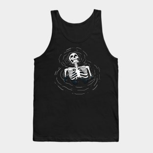 Timeless Descent (skeleton ocean) Tank Top